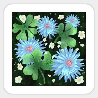 Floral print Sticker